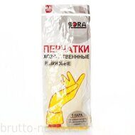 Перчатки резиновые , BORA NEW, р-р   М 402-567
